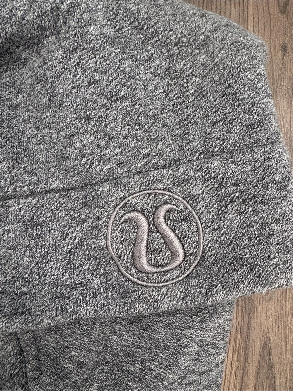 lululemon athletica Heather Gray Zip-Up Scuba Jacket